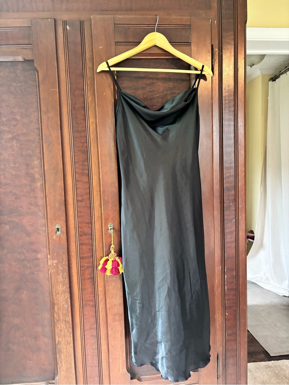 Vintage Black BEBE Slip Dress